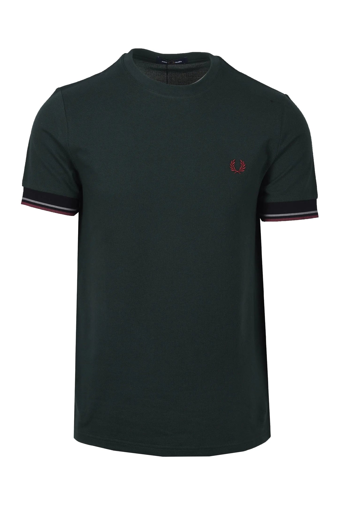 FRED PERRY TWIN TIPPED CUFF T-SHIRT GRASSROOTS Fred Perry