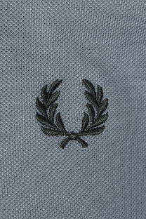 FRED PERRY TWIN TIPPED CUFFED T-SHIRT STOCKPORT BLUE Fred Perry