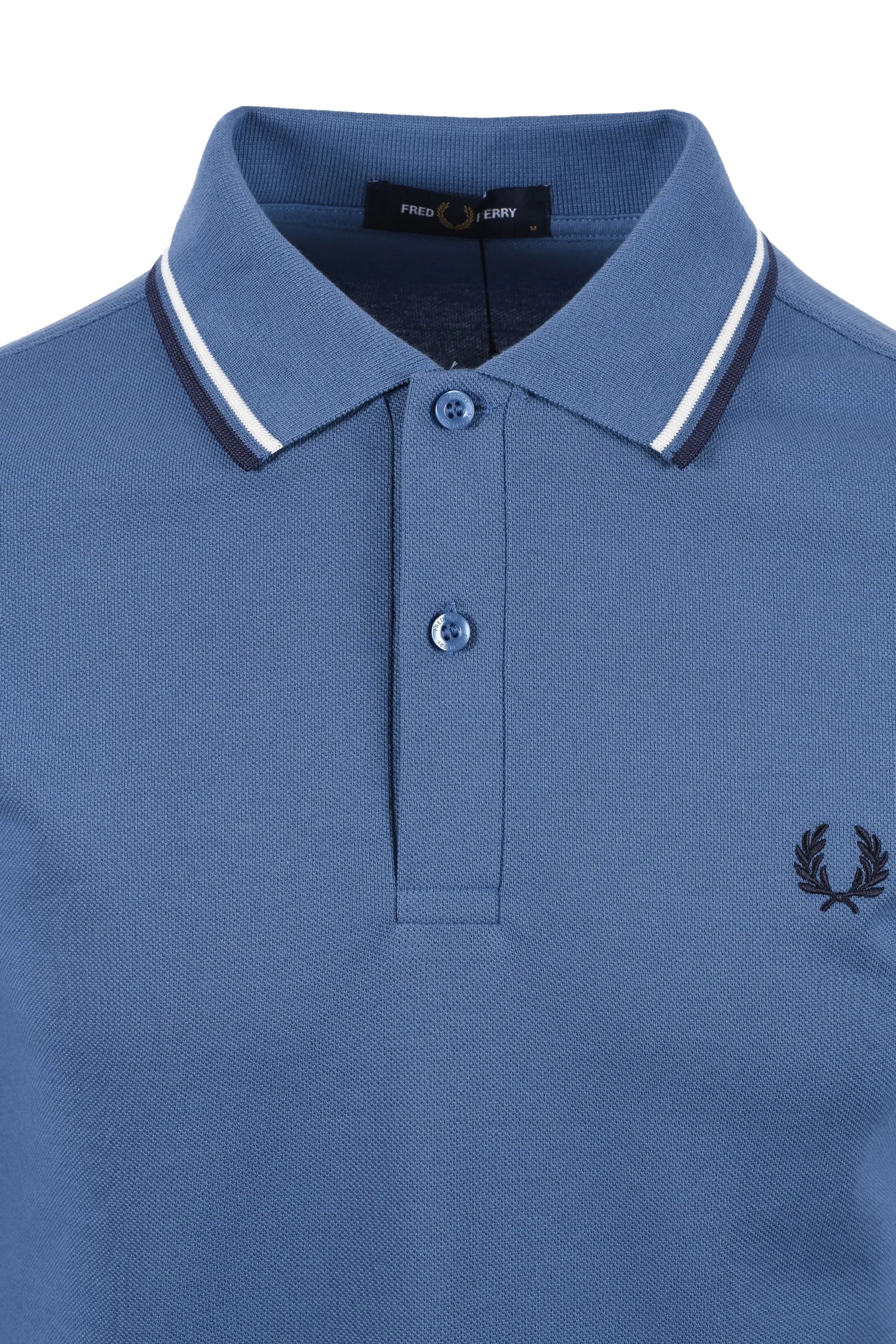 FRED PERRY TWIN TIPPED POLO ACE BLUE/WHITE/TENNIS BLUE Fred Perry