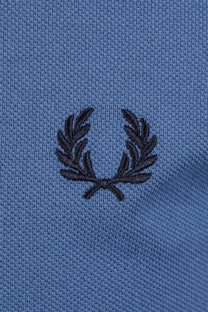 FRED PERRY TWIN TIPPED POLO ACE BLUE/WHITE/TENNIS BLUE Fred Perry
