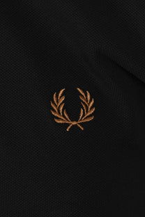 FRED PERRY TWIN TIPPED POLO NIGHT GREEN/ DUSKY BLUE/ DARK Fred Perry Michael Stewart Menswear  Polo Shirts