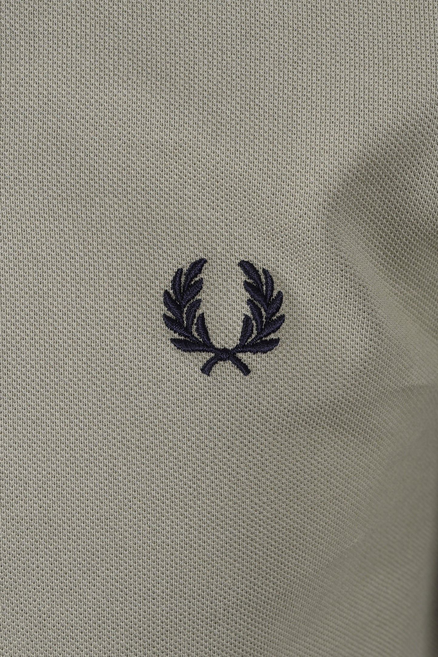 FRED PERRY TWIN TIPPED POLO SEAGRASS/ ECRU/ DARK AIRFORCE Fred Perry Michael Stewart Menswear  Polo Shirts