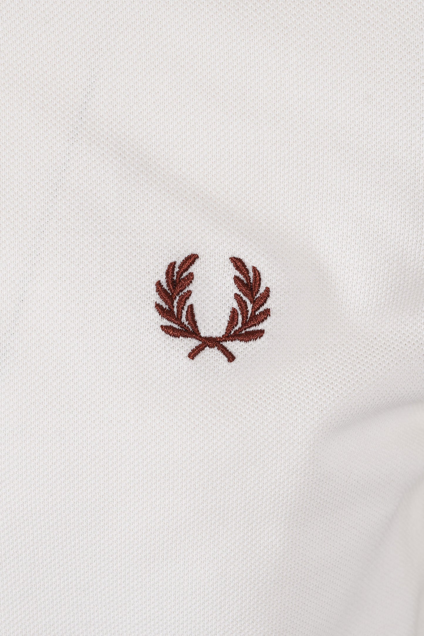 FRED PERRY TWIN TIPPED POLO SNOW WHITE/ SILVER BLUE/ BRAND Fred Perry Michael Stewart Menswear  Polo Shirts