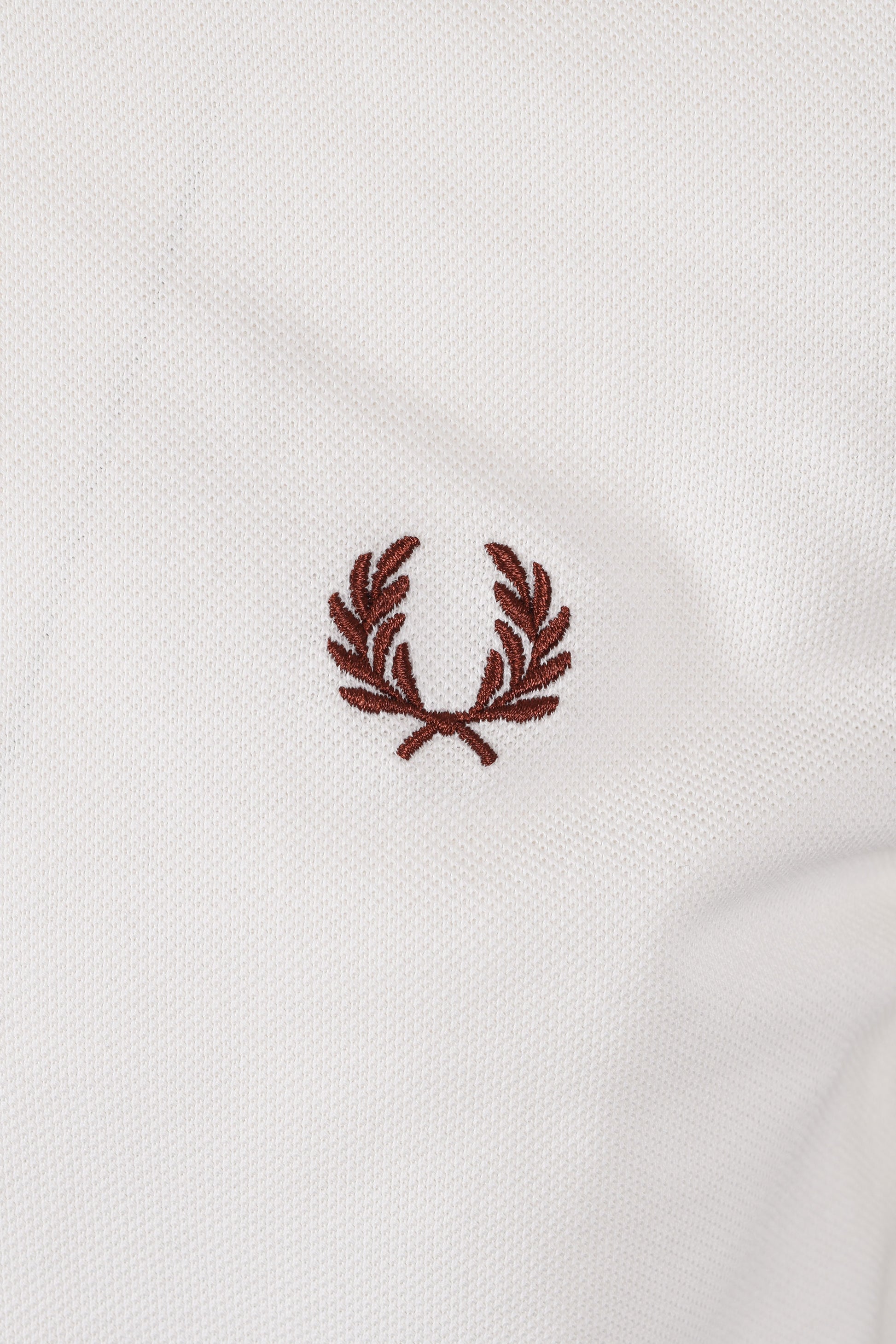 FRED PERRY TWIN TIPPED POLO SNOW WHITE/ SILVER BLUE/ BRAND Fred Perry Michael Stewart Menswear  Polo Shirts