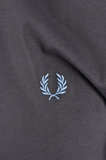 FRED PERRY TWIN TIPPED T-SHIRT ANCHOR GREY/ACE BLUE/SLATE