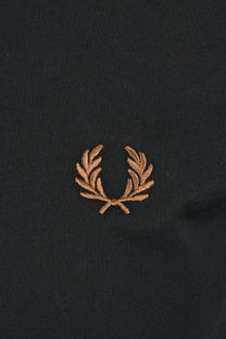 FRED PERRY TWIN TIPPED T-SHIRT NIGHT GREEN/ DUSKY BLUE/ DARK