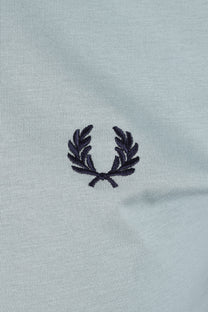 FRED PERRY TWIN TIPPED T-SHIRT silver blue/dark airforce Fred Perry Michael Stewart Menswear  T-Shirts