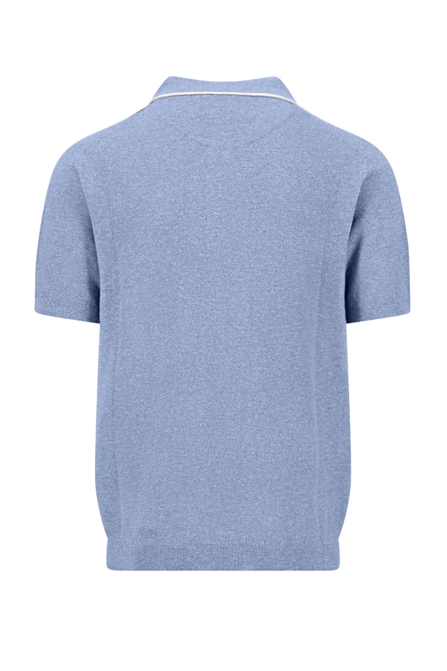 FYNCH-HATTON KNITTED POLO SHIRT NEW BREEZE