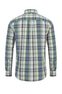 FYNCH-HATTON LONG SLEEVED SHIRT AUBERGINE Fynch-Hatton