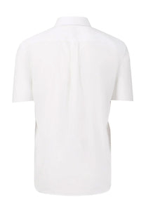 FYNCH-HATTON SHORT SLEEVED OXFORD SHIRT WHITE Fynch-Hatton