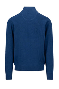 FYNCH-HATTON TROYER HALF ZIP KNITWEAR MIDNIGHT Fynch-Hatton