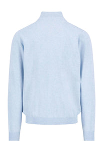 FYNCH-HATTON TROYER HALF ZIP KNITWEAR NEW BREEZE Fynch-Hatton