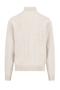 FYNCH-HATTON TROYER HALF ZIP KNITWEAR NEW OFF WHITE Fynch-Hatton