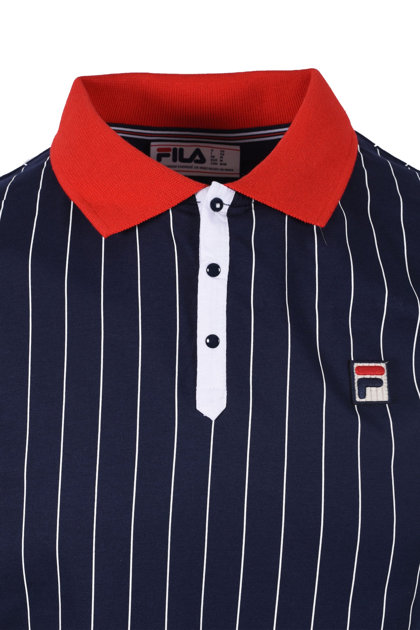 Fila BB1 Classic Vintage Striped Polo Fila Navy/Fila Red