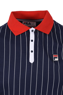 Fila BB1 Classic Vintage Striped Polo Fila Navy/Fila Red Fila Vintage