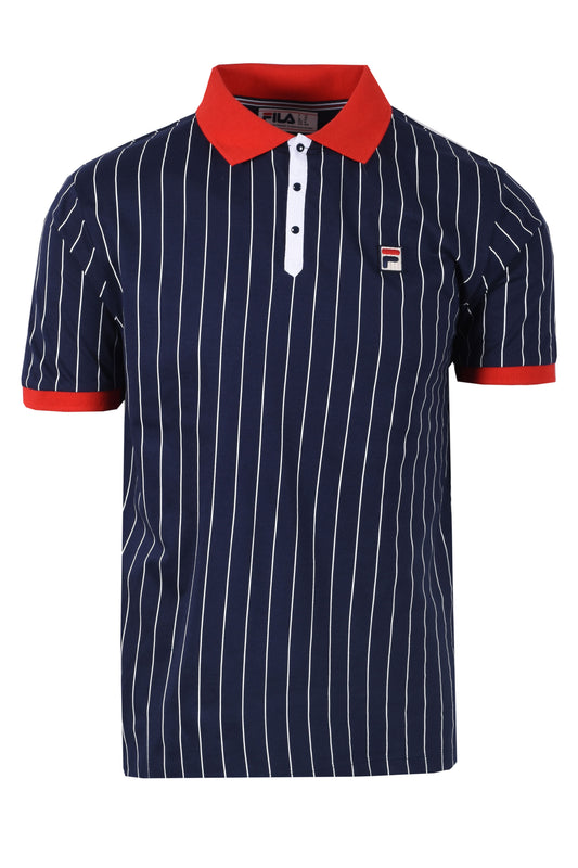 Fila BB1 Classic Vintage Striped Polo Fila Navy/Fila Red