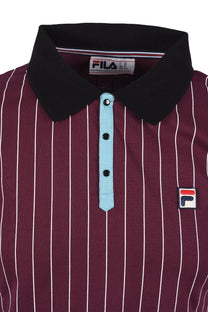 Fila Vintage BB1 Striped Polo Blue/Burgundy Fila Vintage