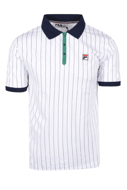 Fila Vintage BB1 Vintage Polo White/Green/Navy