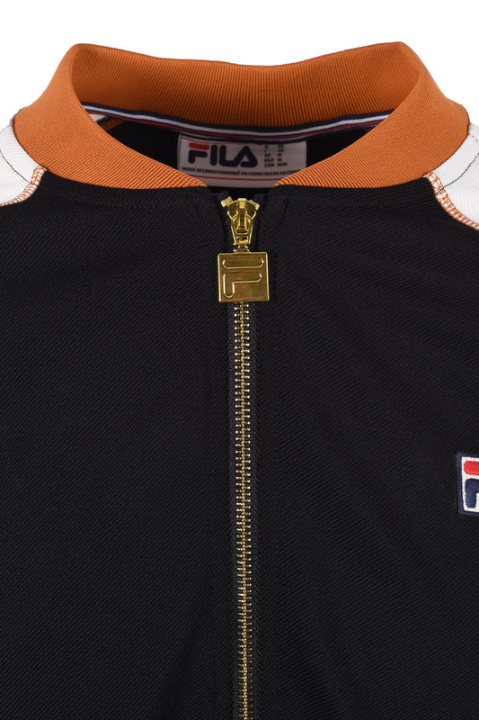 Fila Vintage Eliot Track Top Black/Gardenia/Pumpkin