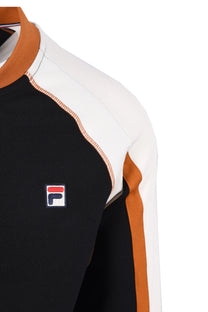 Fila Vintage Eliot Track Top Black/Gardenia/Pumpkin Fila Vintage