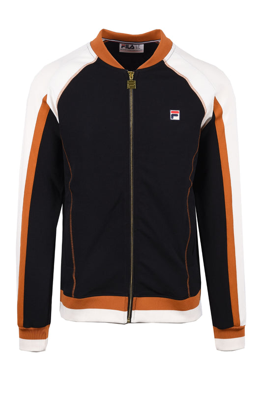 Fila Vintage Eliot Track Top Black/Gardenia/Pumpkin