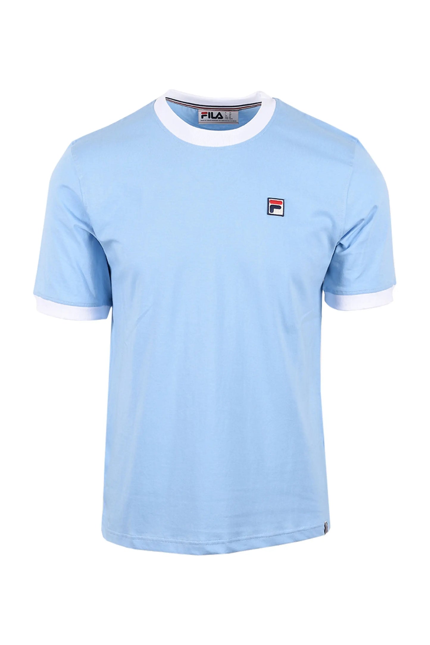FILA MARCONI ESSENTIAL RINGER T-SHIRT FROZEN FJORD/WHITE Fila Vintage