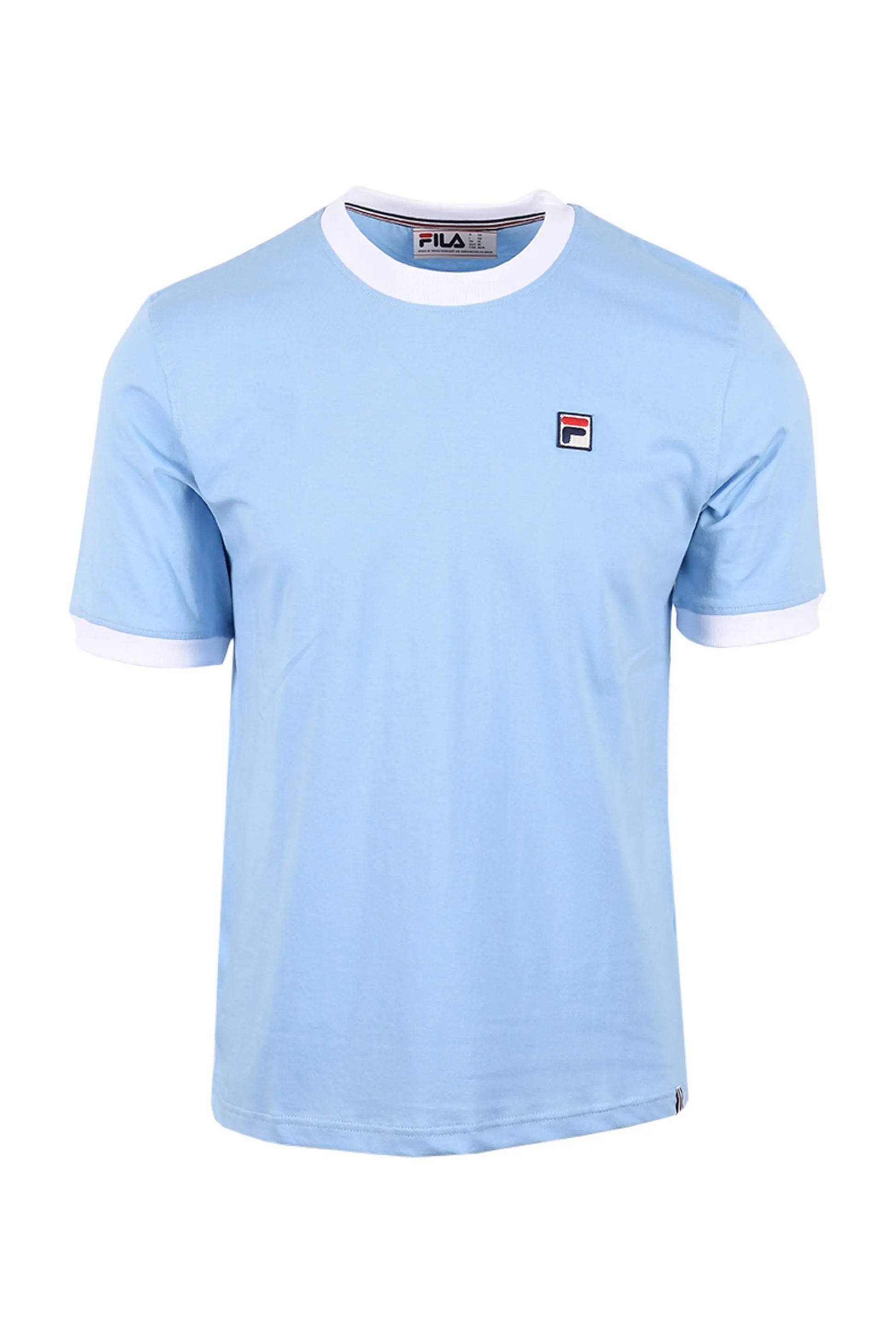 FILA MARCONI ESSENTIAL RINGER T-SHIRT FROZEN FJORD/WHITE Fila Vintage