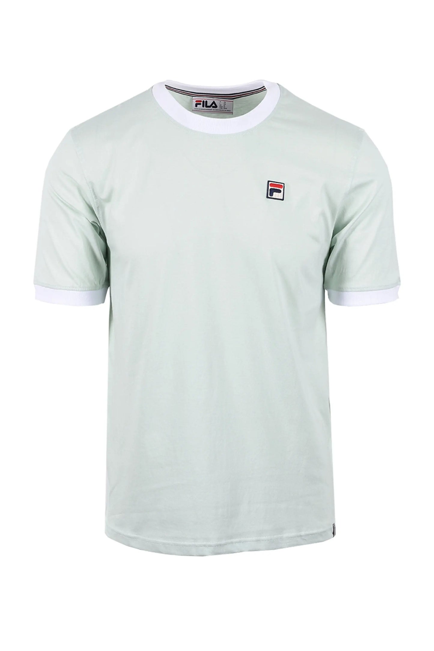 FILA MARCONI ESSENTIAL RINGER T-SHIRT SURF SPRAY/WHITE Fila Vintage