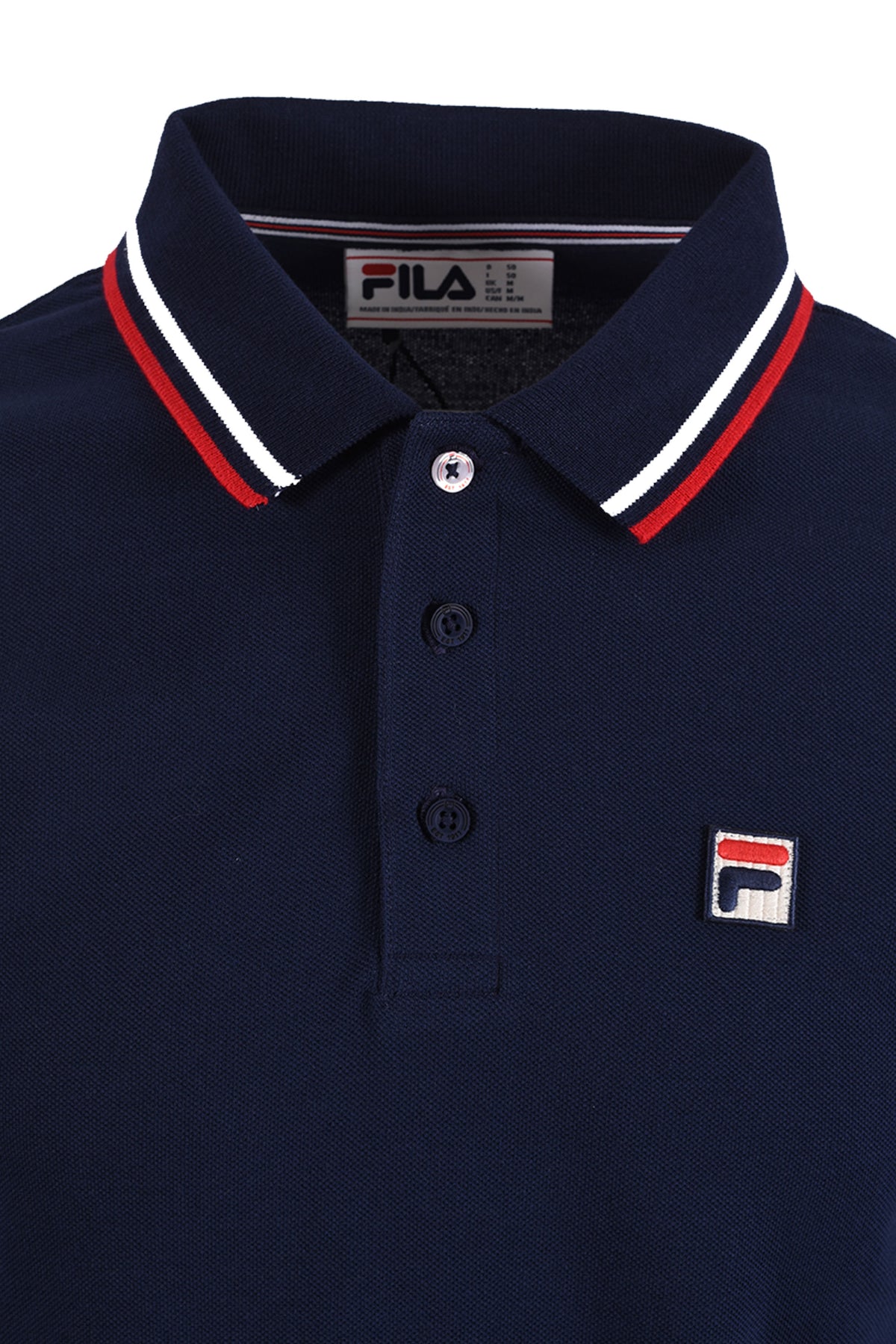 Fila Vintage FILA MONTE TIPPED POLO FILA NAVY/RED/WHITE Fila Vintage Michael Stewart Menswear  Polo Shirts