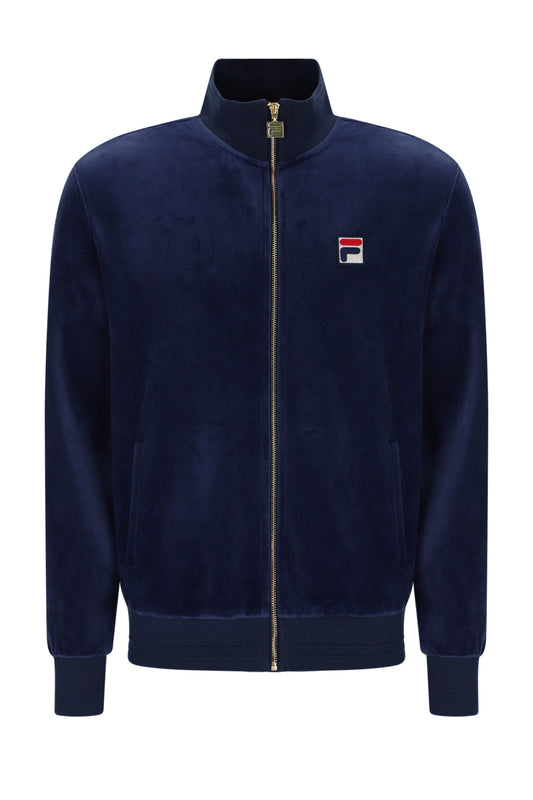 Fila Vintage FILA NERO 2 VELOUR TRACK JACKET FILA NAVY