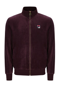 Fila Vintage FILA NERO 2 VELOUR TRACK JACKET FUDGE
