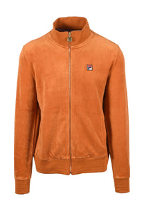 Fila Vintage Nero Velour Track Top Pumpkin Spice Fila Vintage