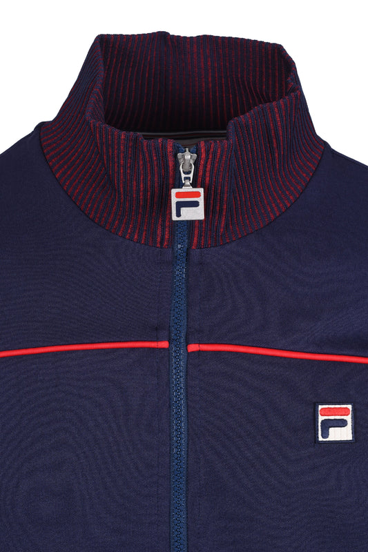 Fila Vintage Zayn Lenticular Track Top Navy/Red