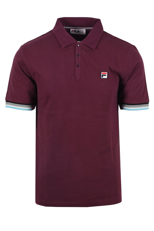Fila Vintage Zev Polo Burgundy