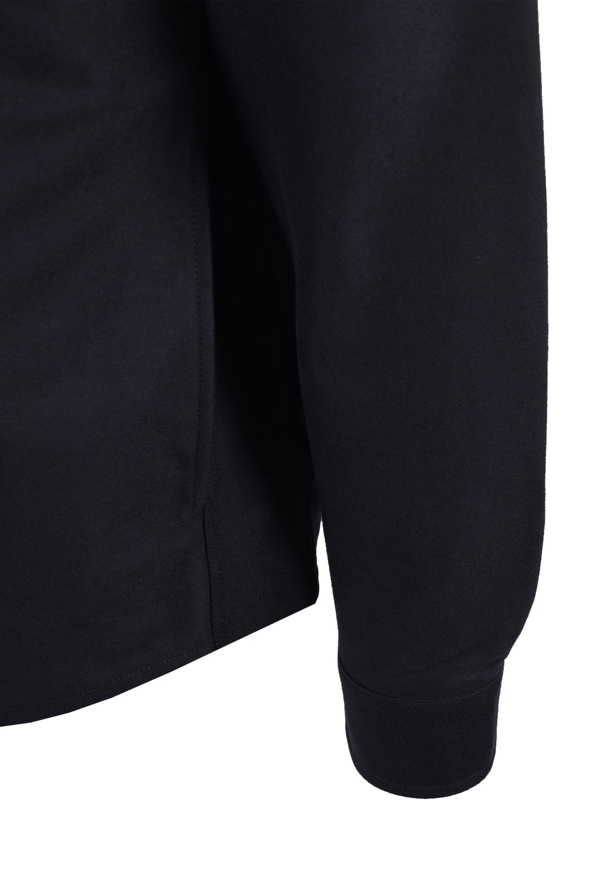 Fred Perry Brushed Twill Overshirt Black Fred Perry Michael Stewart Menswear  Shirts