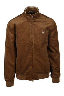 Fred Perry Cord Brentham Jacket Shaded Stone Fred Perry