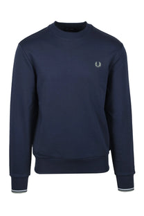 Fred Perry Crew Neck Sweatshirt Dark Airforce/Bayleaf Fred Perry