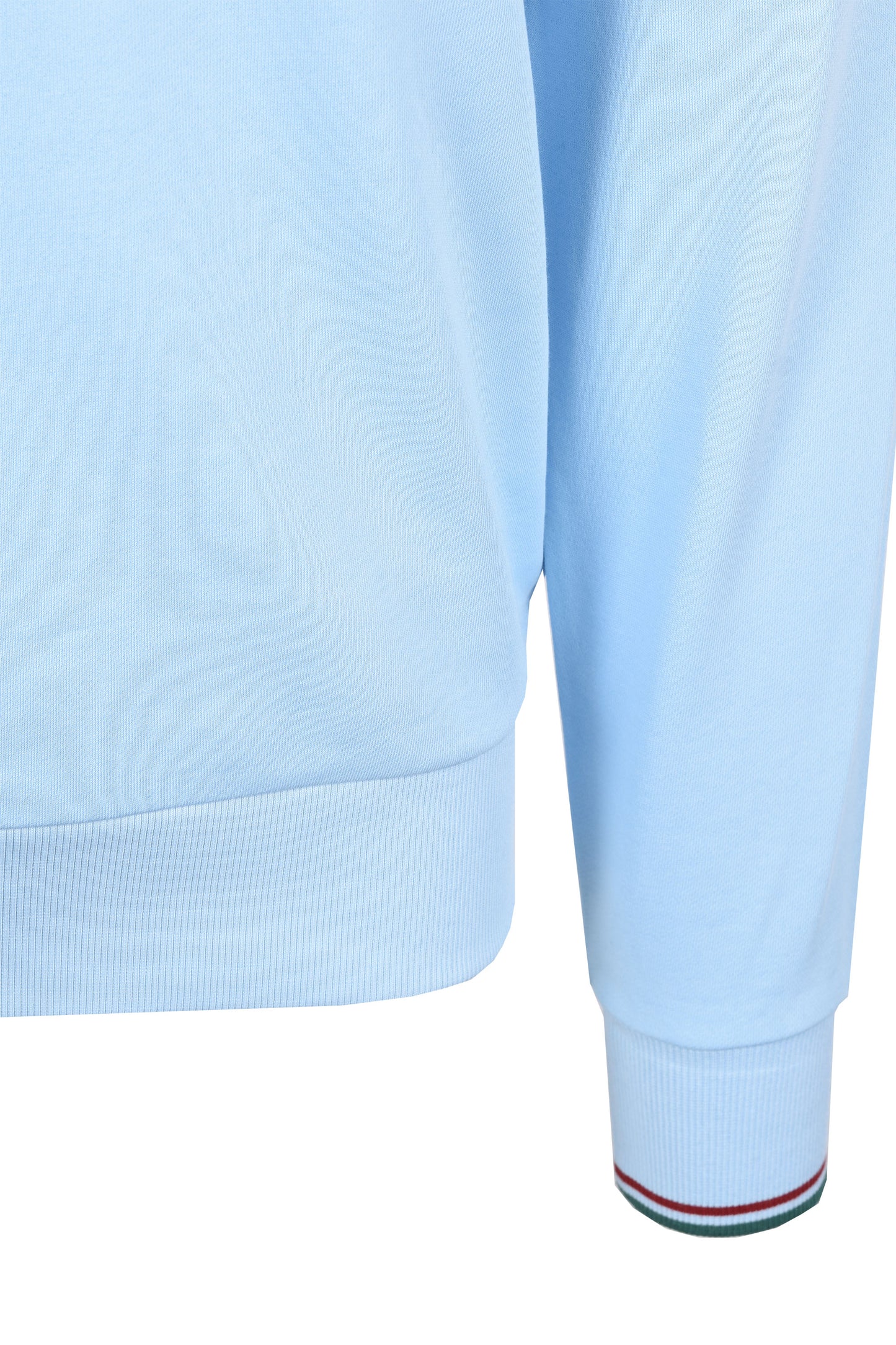 Fred Perry Crew Neck Sweatshirt Track Blue/Burnt Red/Green