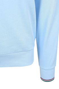 Fred Perry Crew Neck Sweatshirt Track Blue/Burnt Red/Green Fred Perry