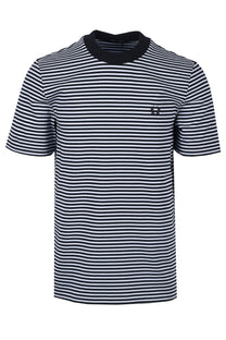 Fred Perry Fine Stripe T-Shirt Navy Fred Perry