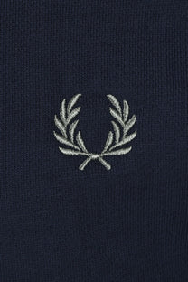 Fred Perry Half Zip Sweatshirt Dark Airforce/Lilac/Bayleaf Fred Perry