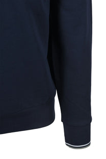 Fred Perry Half Zip Sweatshirt Dark Airforce/Lilac/Bayleaf Fred Perry