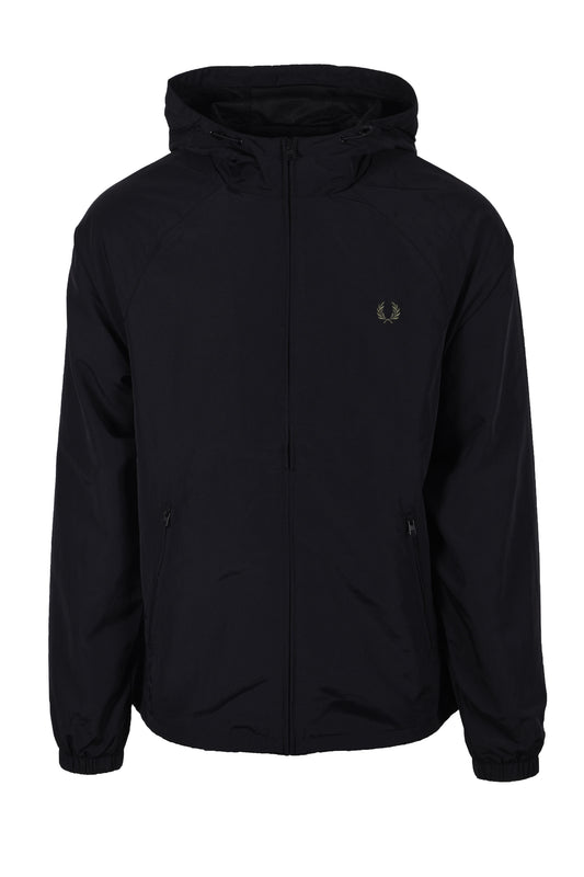 Fred Perry Hooded Shell Jacket Black