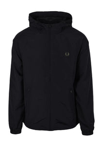Fred Perry Hooded Shell Jacket Black Fred Perry