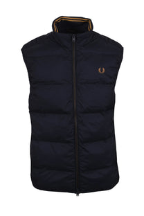 Fred Perry Insulated Gilet Navy Fred Perry