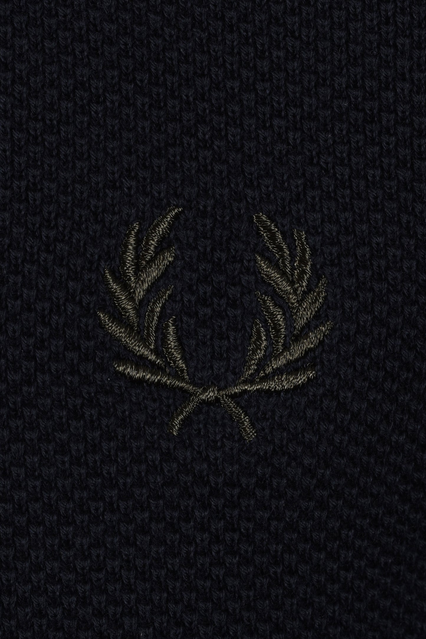 Fred Perry Pique Knitted Polo Navy