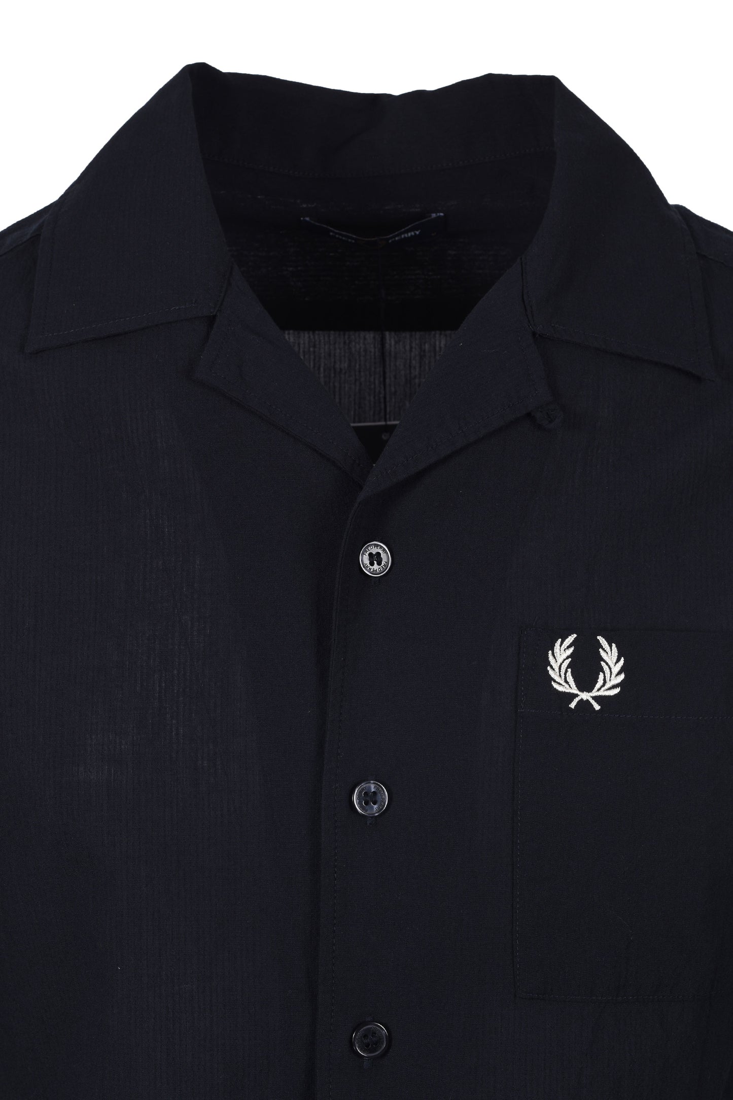 Fred Perry Revere Collar Shirt Navy