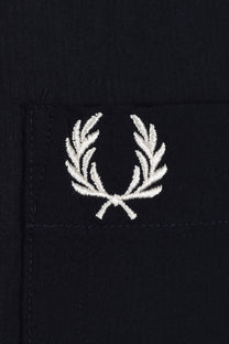 Fred Perry Revere Collar Shirt Navy Fred Perry