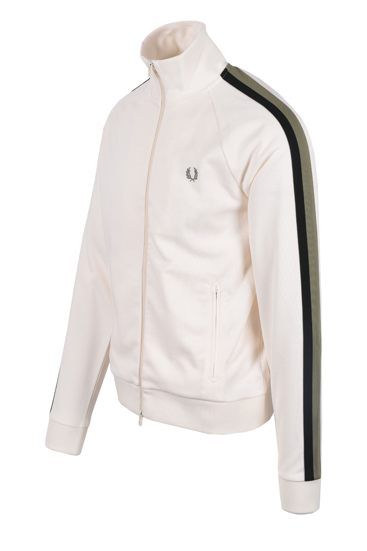 Fred Perry Tape Track Top Light Ecru
