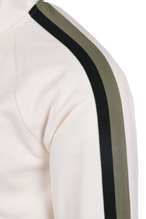 Fred Perry Tape Track Top Light Ecru Fred Perry
